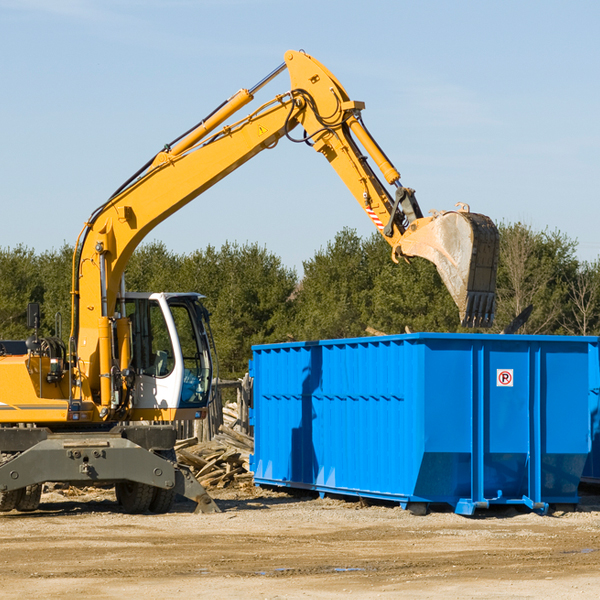 how many times can i have a residential dumpster rental emptied in Vanzant Missouri